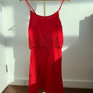 Only red mini dress - European Size 34